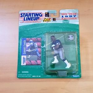 NFL Emmitt Smith Starting Lineup Football 10th 1997 Edition Brand New